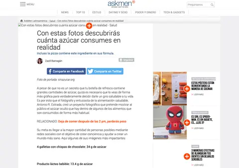 Captura de AskMen Latam