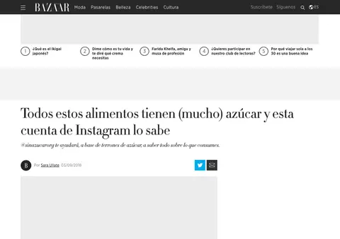 Captura de Harper's BAZAAR España