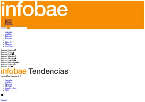 Captura de Infobae