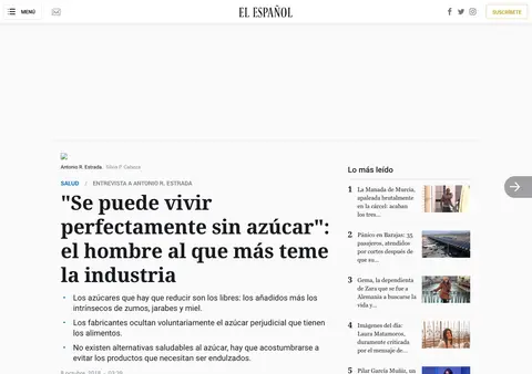 Captura de El Español