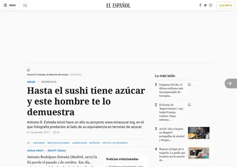 Captura de El Español
