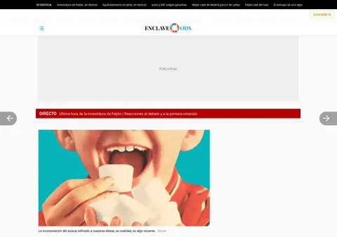 Captura de El Español · Enclave ODS
