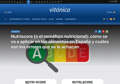 Captura de Vitónica (Webedia)