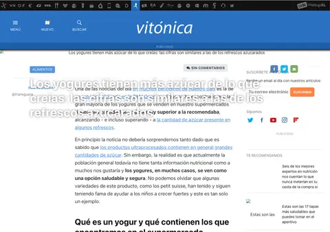 Captura de Vitónica (Webedia)
