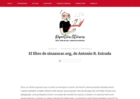 Captura de Reportera literaria